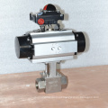 high pressure ball valve with pneumatic actuator